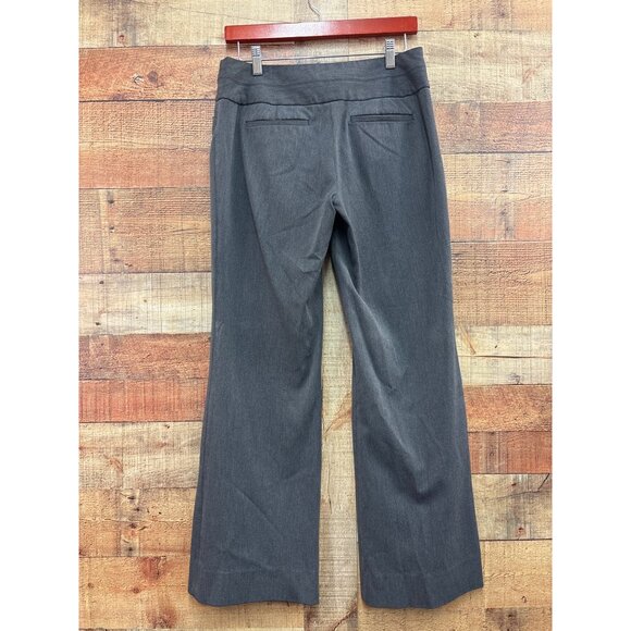 Express Wide Leg Editor Women's Gray Dress Pants Size 6 - Picture 4 of 8